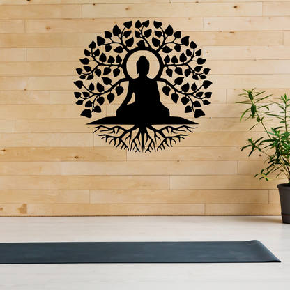 Cuadro Buda Árbol de la Vida: Arte Espiritual con significado, ideal centros de Yoga